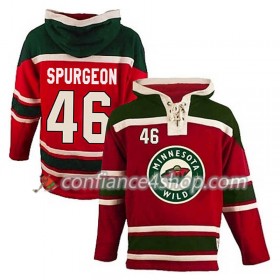 Adidas Maillot de Hockey Minnesota Wild Spurgeon 46 Rouge Sawyer Chandails à capuchon - Homme